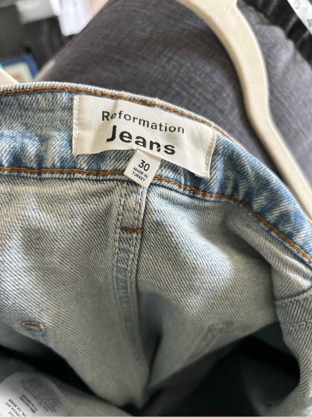 Reformation Alyssa Wide Leg Jeans - Picture 4 of 5